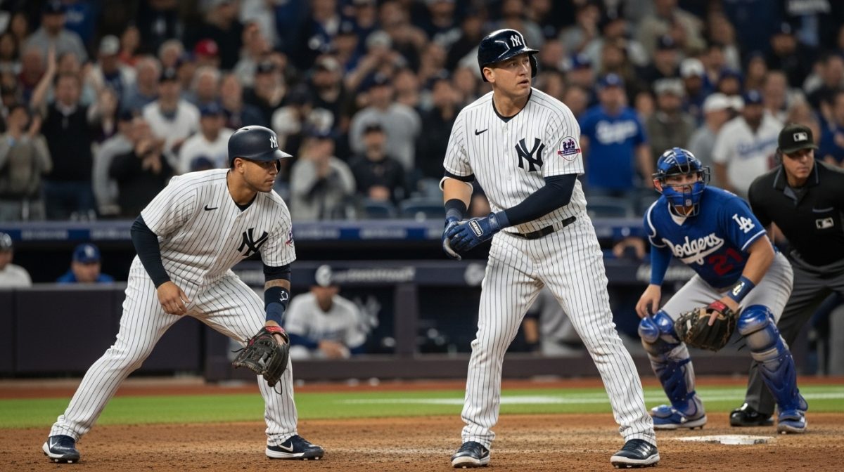 Yankees vs dodgers match player stats