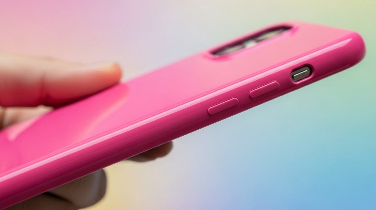 pink phone case