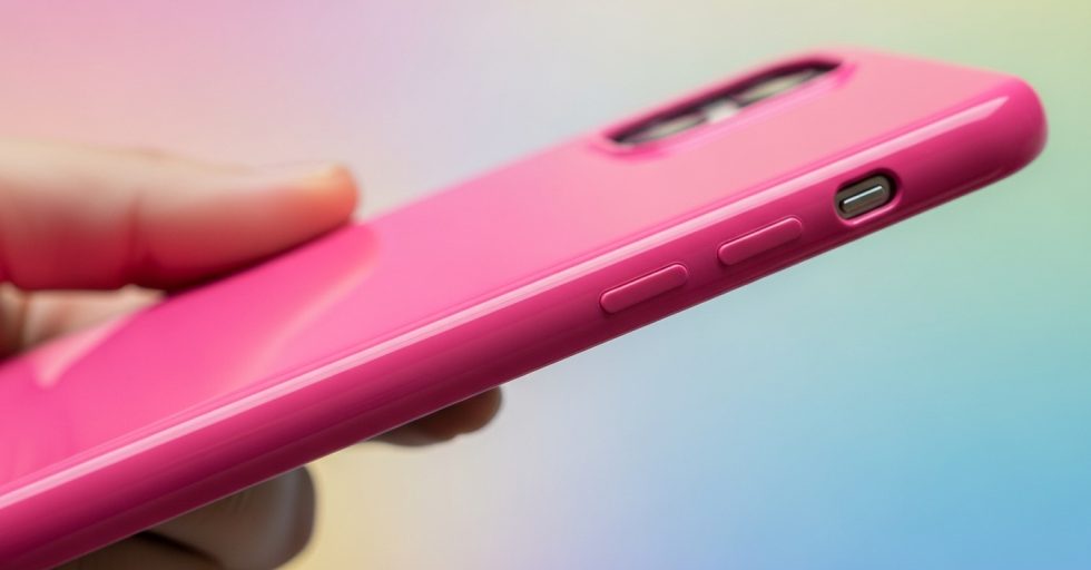 pink phone case